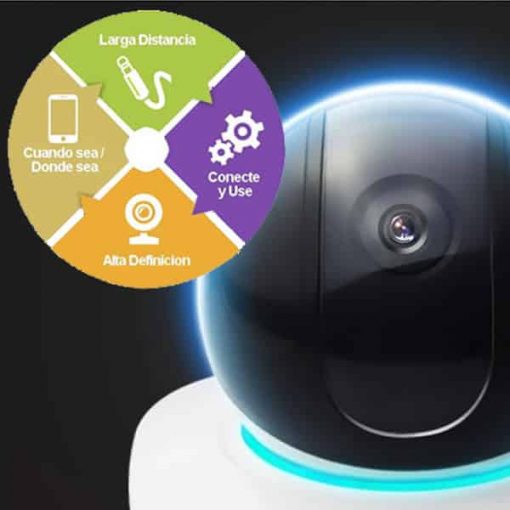 Cámara IP 3MP 1080p Domo PT WiFi Audio - Imagen 2
