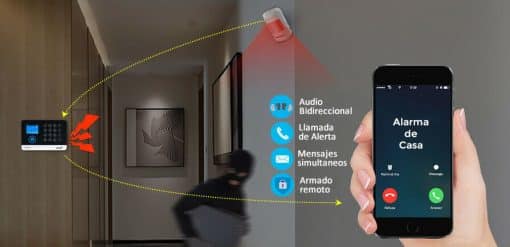 funciones de alarma wifi gsm 3g
