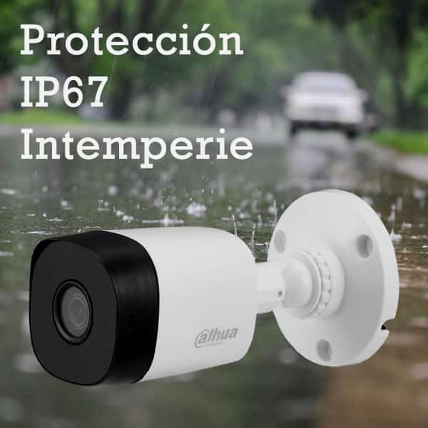 Protección contra intemperie cámara Dahua IP67
